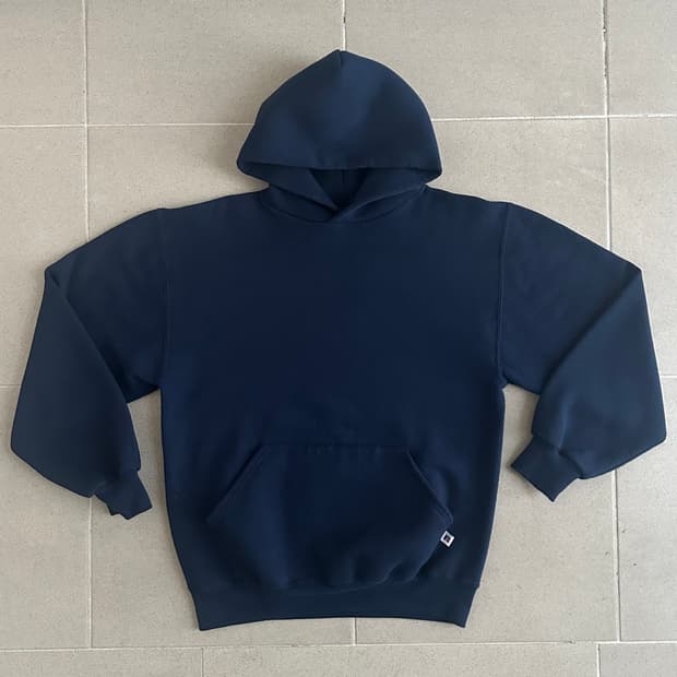 90s 빈티지 러셀 후드 네이비 M USA