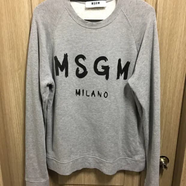 MSGM 맨투맨 기모 m