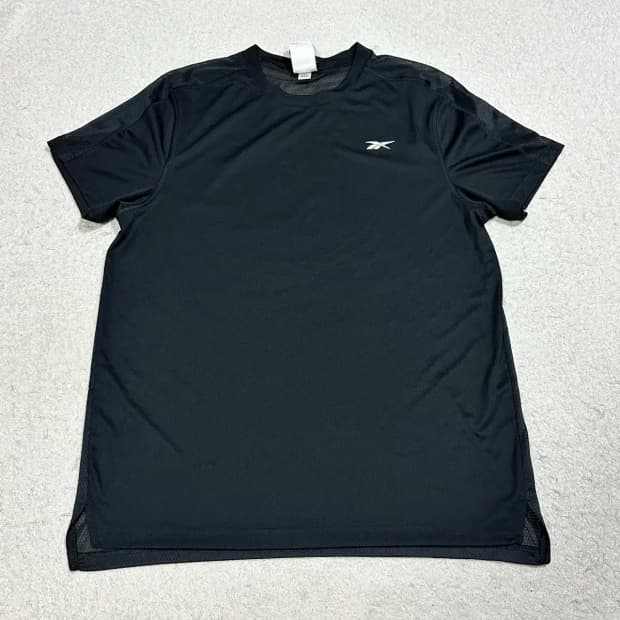 리복 반팔티 기능성 블랙 2xl
