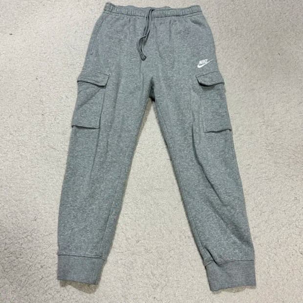 나이키 회색 카고 조거 팬츠 m