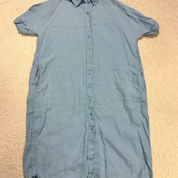 코스 린넨 원피스