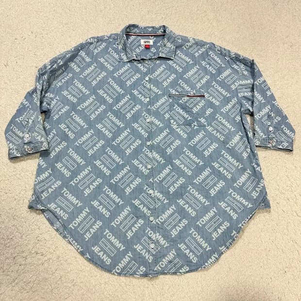 타미힐피거 셔츠 오버핏 m