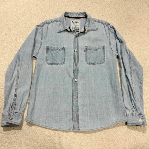 리바이스 데님 셔츠 L