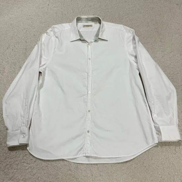 버버리 셔츠 화이트