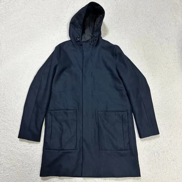 코스 모직 코트 네이비 48