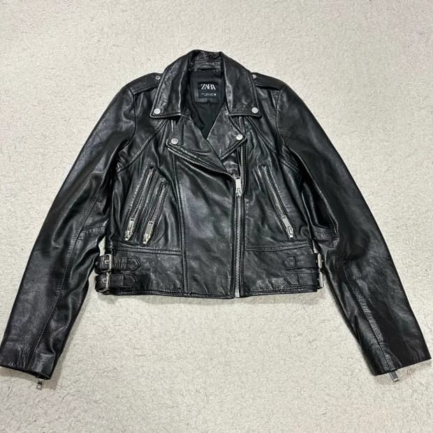 자라 라이더 자켓 여성 s