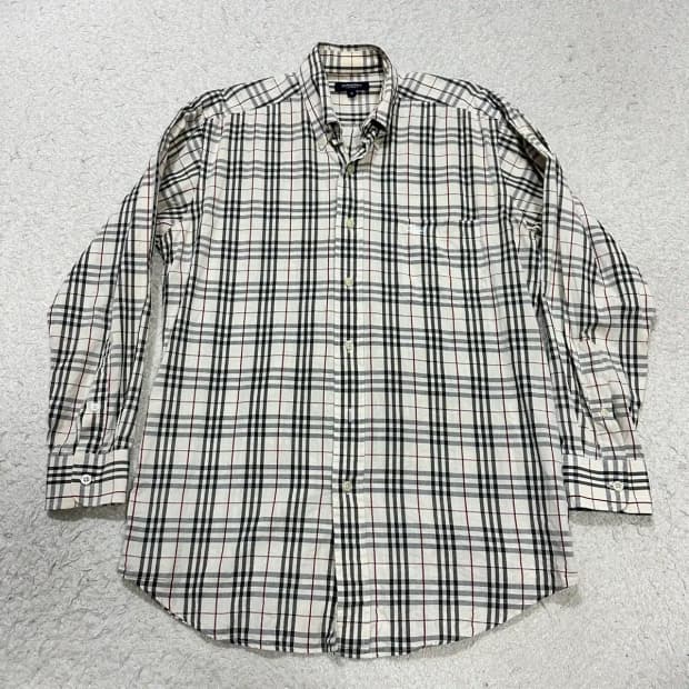 버버리 셔츠 체크 m