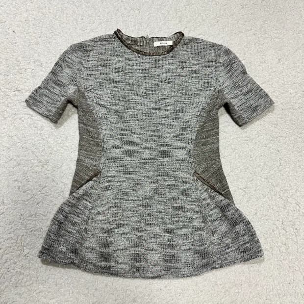 시스템 반팔 니트 90