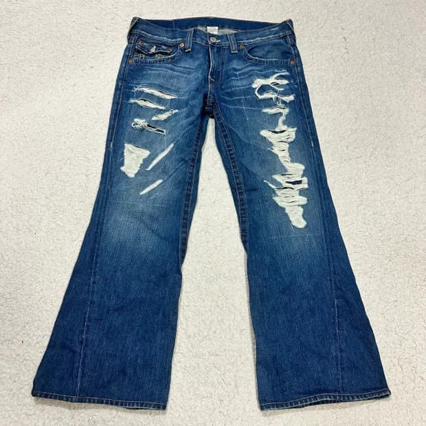 트루릴리젼 청바지 데님 팬츠 36인치