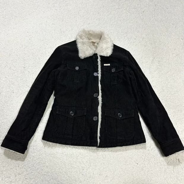 아베크롬비 코듀로이 쉐르파 자켓 여성 m