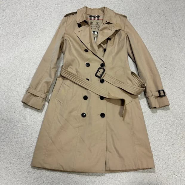 버버리 트렌치 코트 베이지 여성