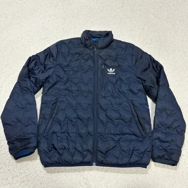 아디다스 점퍼 네이비 s