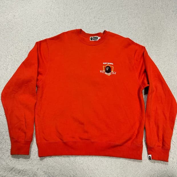 베이프 맨투맨 기모 L