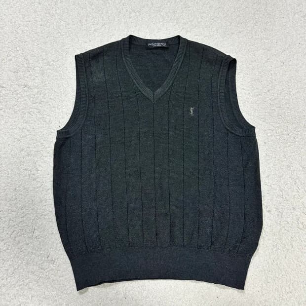 입생로랑 니트 조끼 베스트 100