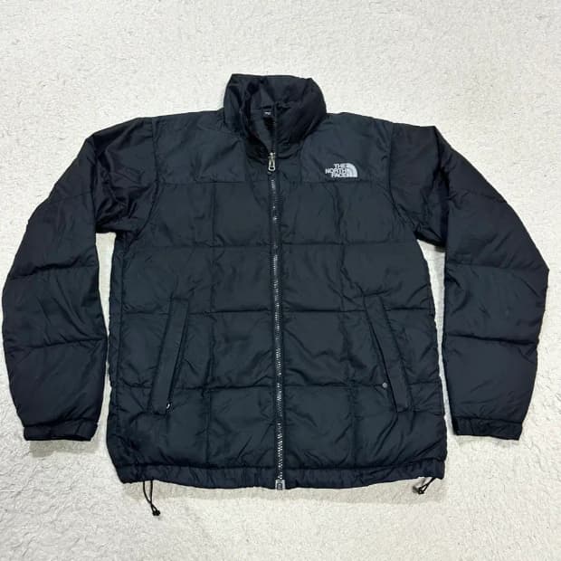 노스페이스 점퍼 내피 블랙 s