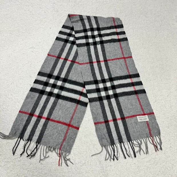 버버리 캐시미어 머플러 목도리