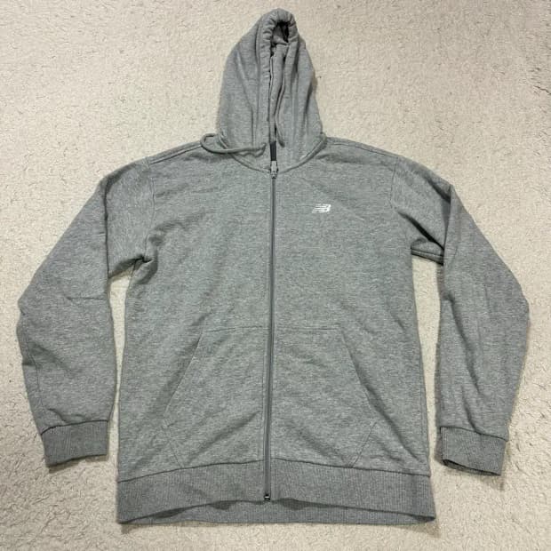 뉴발란스 회색 후드집업 L 100