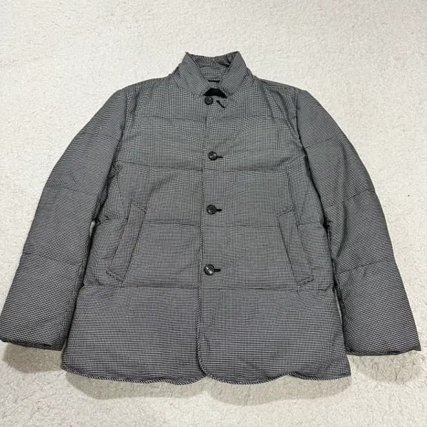 지오송지오 패딩 체크 100