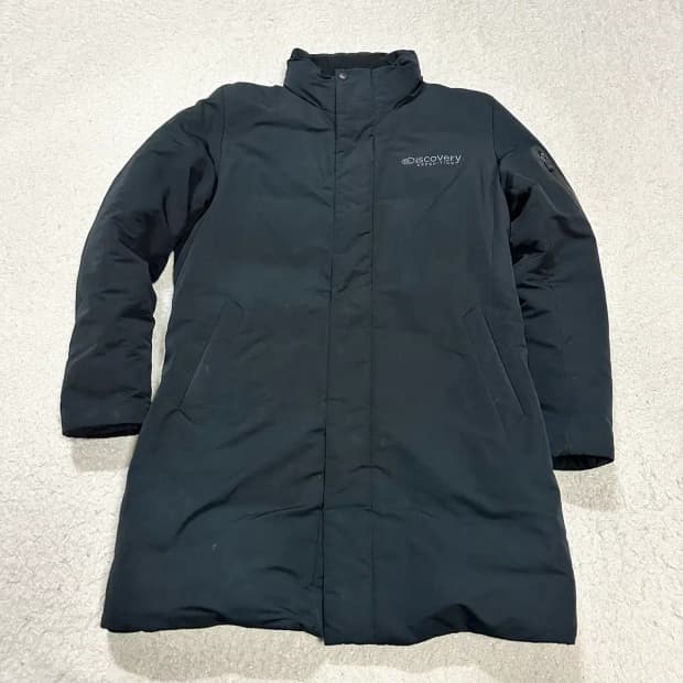 디스커버리 롱패딩 블랙 100