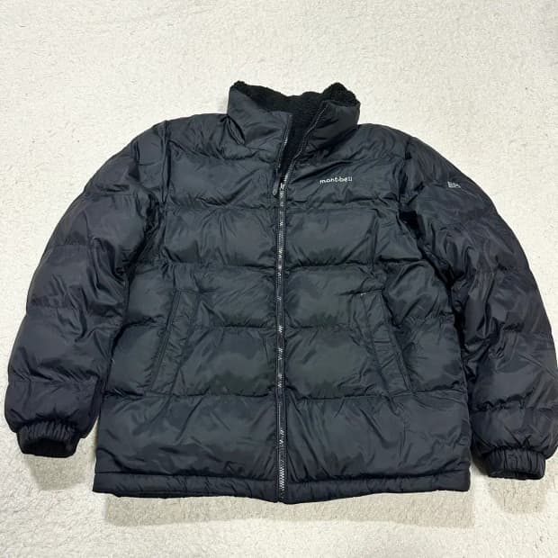 몽벨 양면 블랙 패딩 점퍼 L 100