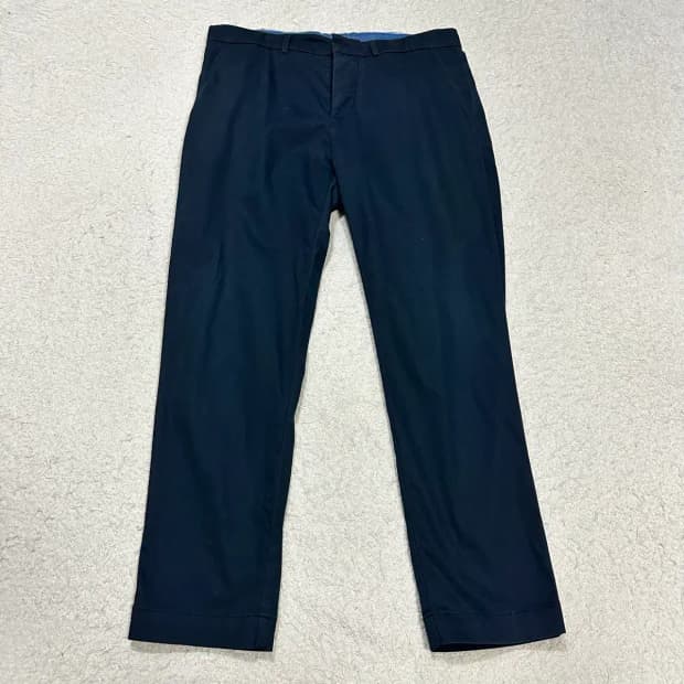 알마니 익스체인지 면바지 팬츠 네이비 34인치