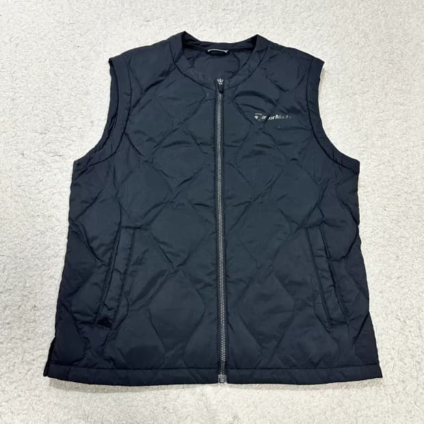 테일러메이드 퀼팅 조끼 블랙 100