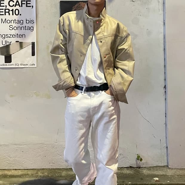 애드오프 레더자켓