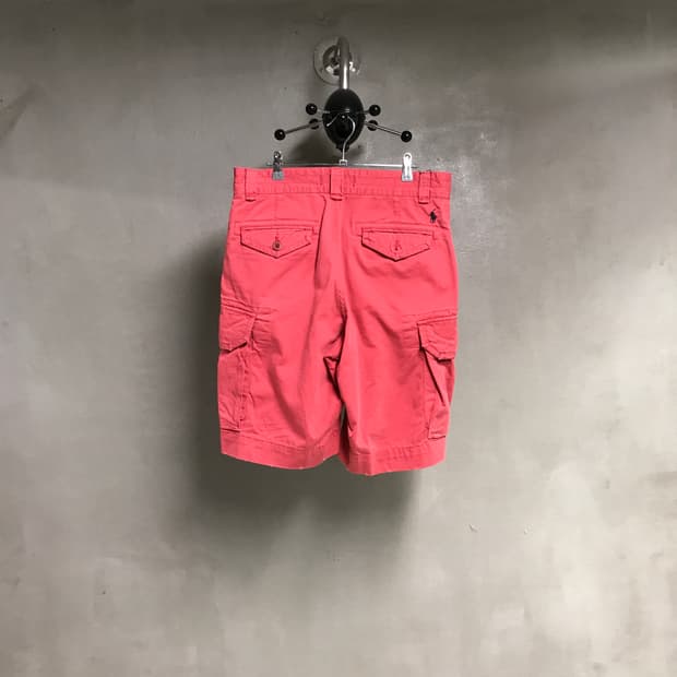 폴로 랄프로렌 핑크 카고 반바지 32