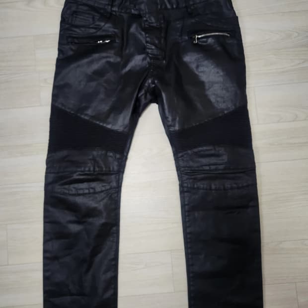 발망 양피 바이커바지 36-7인치