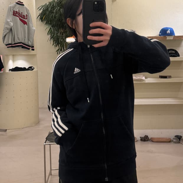 아디다스 트랙 사이드라인 스웻 후드 집업 U69