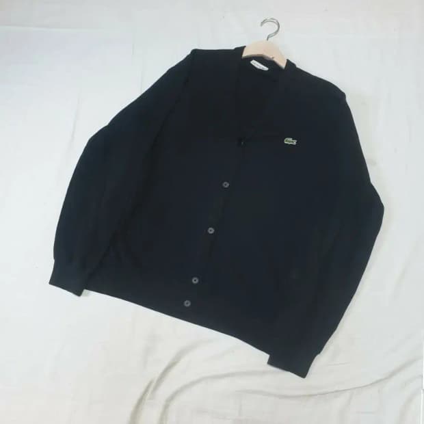 라코스테 블랙 가디건