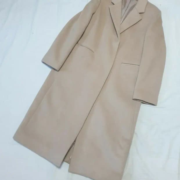 무신사 캐시미어블렌드 베이지 코트