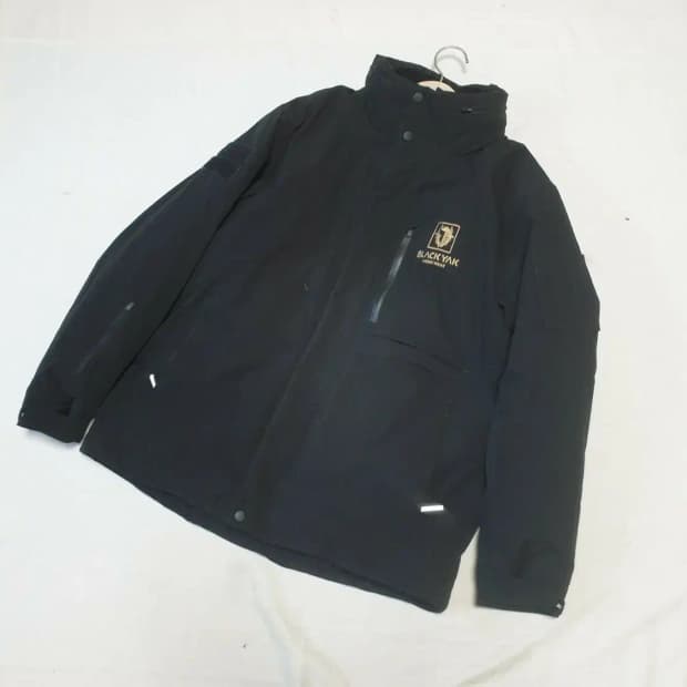 블랙야크 블랙 워크 패딩자켓