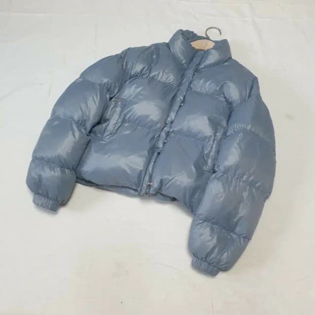 블랙컵 푸퍼 크롭 패딩