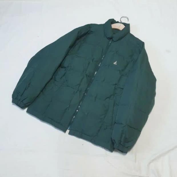 빈폴 그린 다운 패딩