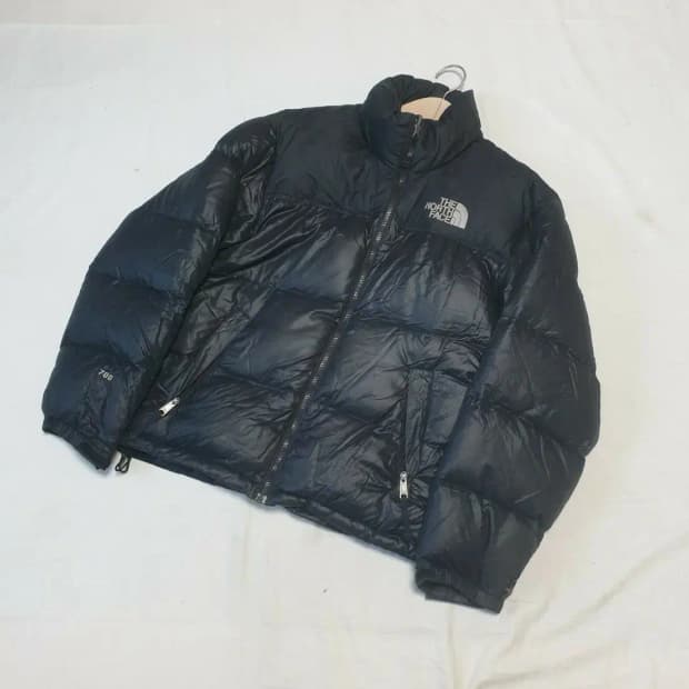 노스페이스 700 블랙 눕시 패딩