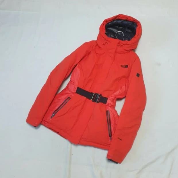 노스페이스 레드 셀리나 구스 패딩