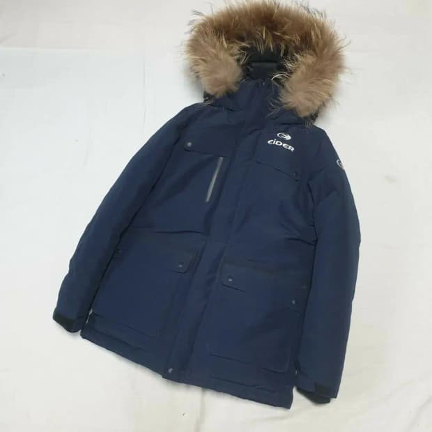 아이더 카라스3 네이비 다운 패딩 XS