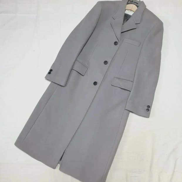 넌블랭크 울캐시미어 체스터필드 코트