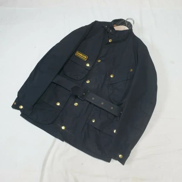 바버 인터네셔널 A7 왁스자켓 38