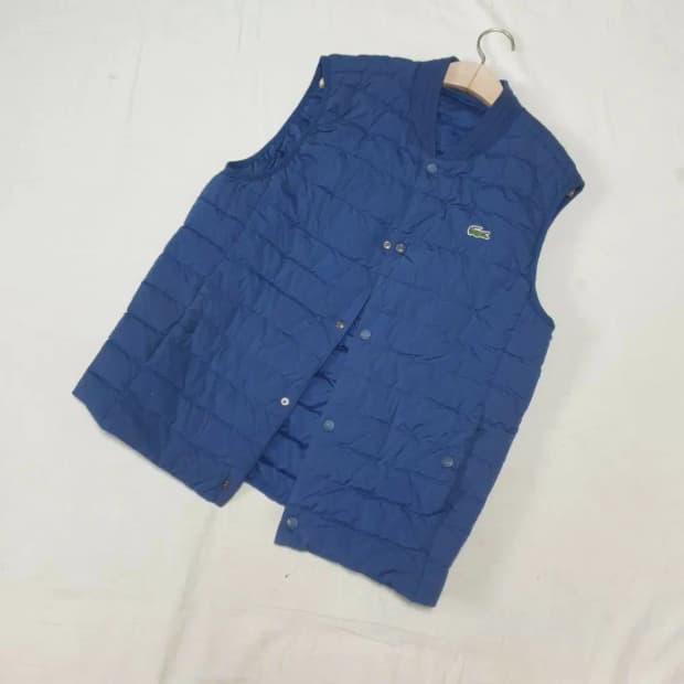 라코스테 블루 다운 조끼