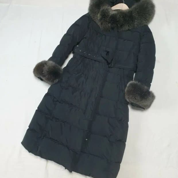 지컷 사가폭스 구스다운 벨티드 패딩