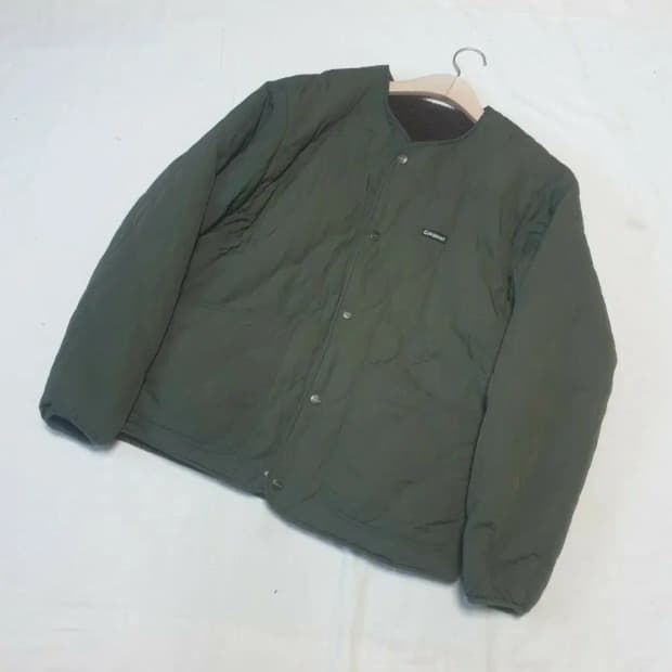 커버낫 카키 리버시블 플리스 자켓