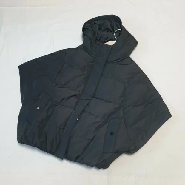 르블랑페이우 구스다운 케이프 패딩