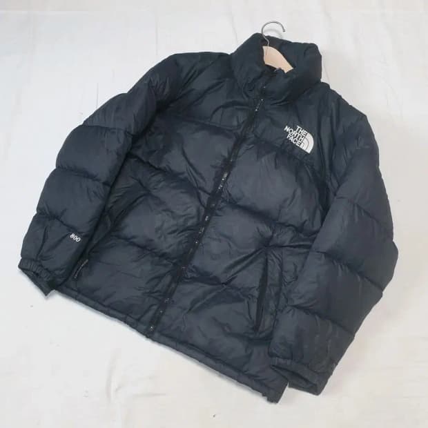 노스페이스 800 블랙 눕시 패딩