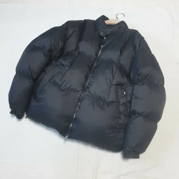 lee 리 블랙 해링턴 다운 숏패딩