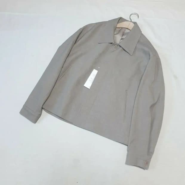 드로우핏 미니멀 소프트 울 자켓 멜란지베이지