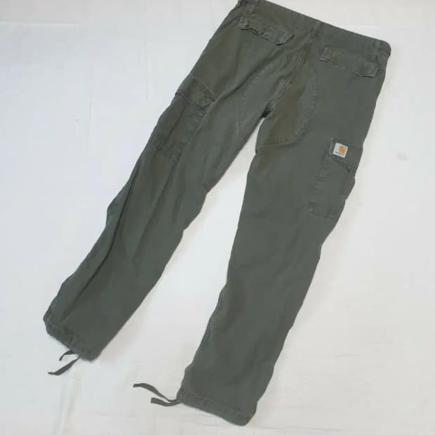 칼하트 카키 에비에이션 카고 팬츠