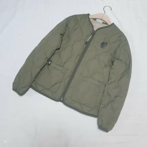 라이크워크 웨이브 퀄팅 다운 자켓 여성