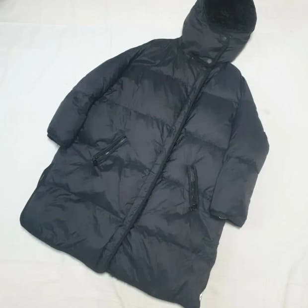 이브살로몬 블랙 램스킨 다운 패딩 32